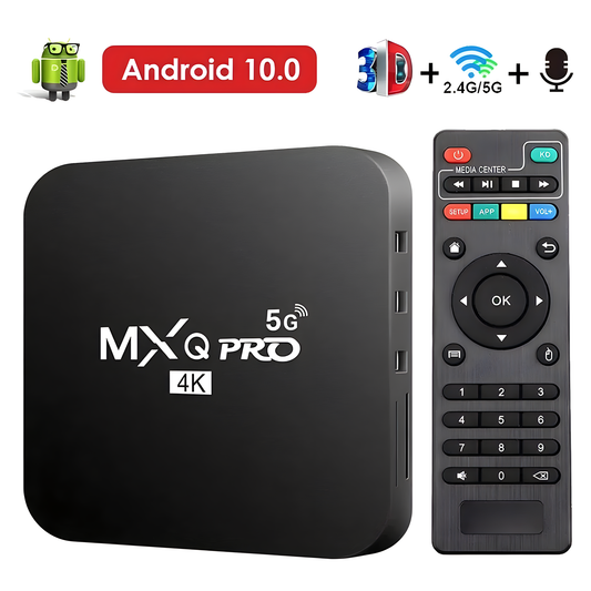 New Smart TV Box MXQ-PRO 4K HD Android 10.0 Smart TV